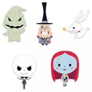 Tim Burton's The Nightmare Before Christmas ''Cute'' Disney Trading Pin Set